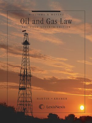 cover image of Williams & Meyers, Oil and Gas Law
